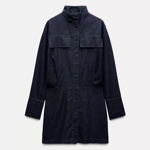 Zara Pocket Denim Dress
